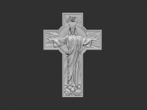 Jesus Cross 03 3D 프린트 모델