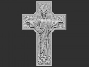 Jesus Cross 03 3D 프린트 모델