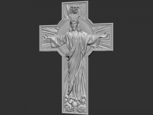 Jesus Cross 03 3D 프린트 모델