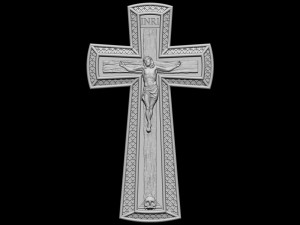 Jesus Cross 04 3D Print Model