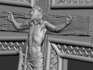 Jesus Cross 04 3D प्रिंट मॉडल