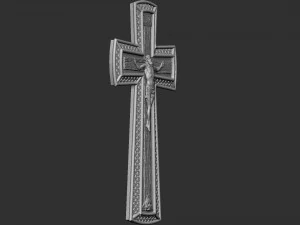 Jesus Cross 04 3D Print Model