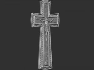 Jesus Cross 04 3D Print Model