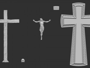 Jesus Cross 04 3D प्रिंट मॉडल