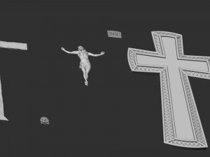 Jesus Cross 04 3D प्रिंट मॉडल
