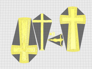 Jesus Cross 04 3D प्रिंट मॉडल