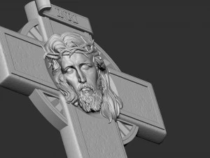 Salib Yesus 07 Model Cetak 3D