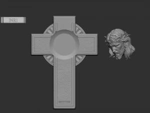 Salib Yesus 07 Model Cetak 3D