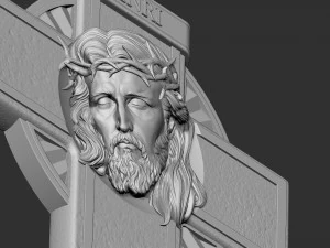 Salib Yesus 07 Model Cetak 3D