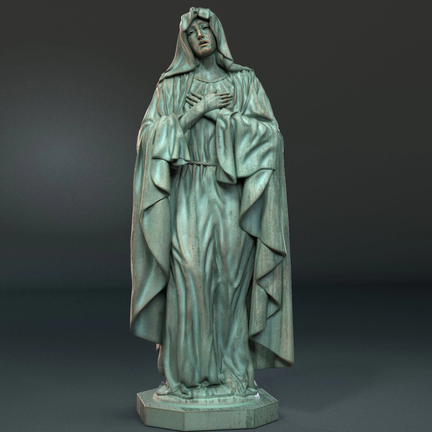 Mother Maria 03 3D Print Model .c4d .max .obj .3ds .fbx .stl .blend 