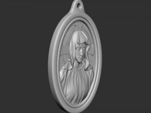 Mother Maria Medallion 3D Print Model