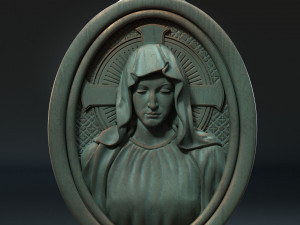 Mother Maria Medallion 3D 프린트 모델