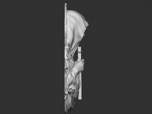 Mother Maria bas-relief 02 3D Print Model