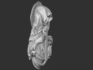 Mother Maria bas-relief 02 3D Print Model