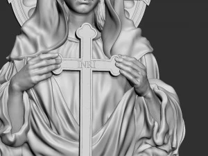 Mother Maria bas-relief 02 3D Print Model