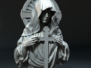 Mother Maria bas-relief 02 3D Принт Модель