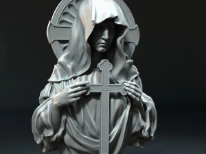 Mother Maria bas-relief 02 3D Print Model