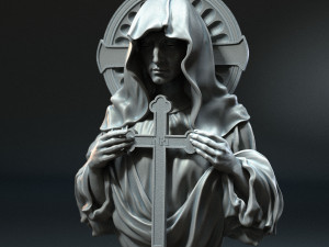 Mother Maria bas-relief 02 3D Принт Модель