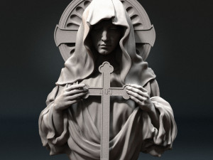 Mother Maria bas-relief 02 3D Принт Модель