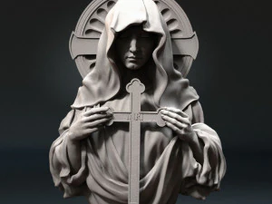 Mother Maria bas-relief 02 3D Print Model