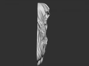 Mother Maria bas-relief 03 3D Print Model