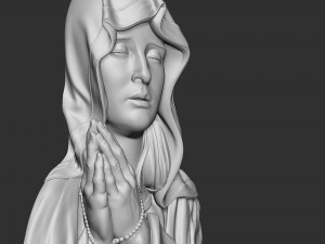 Mother Maria bas-relief 03 Modelo de Impressão 3D
