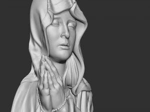 Mother Maria bas-relief 03 3D Print Model