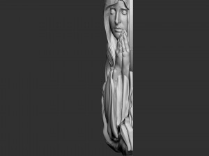 Mother Maria bas-relief 05 3D Print Model