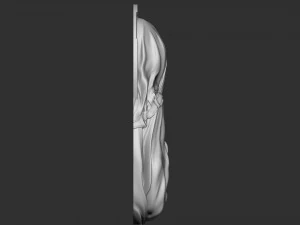 Mother Maria bas-relief 05 3D Print Model