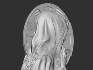 Mother Maria bas-relief 05 3D Print Model
