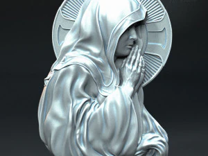 Mother Maria bas-relief 05 3D Print Model