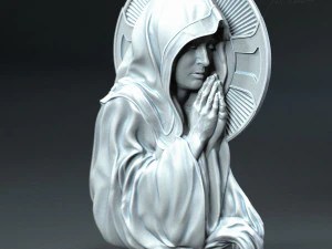 Mother Maria bas-relief 05 3D Print Model