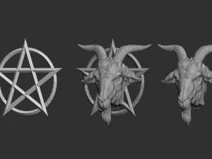 Pentagram 3D Print Model