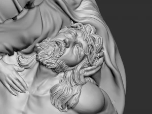 Jesus Sculpture 09 3D Print Model