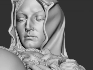 Jesus Sculpture 09 3D Print Model