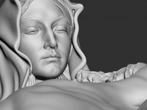 Jesus Sculpture 09 3D Print Model