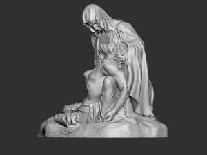 Jesus Sculpture 09 3D Print Model