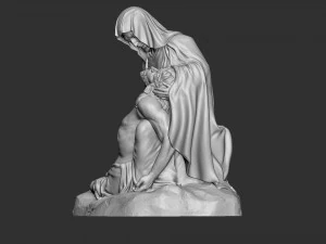 Jesus Sculpture 09 3D Print Model