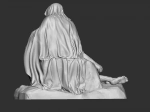 Jesus Sculpture 09 3D Print Model