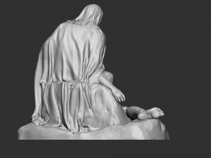 Jesus Sculpture 09 3D Print Model