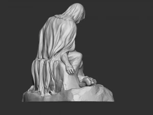Jesus Sculpture 09 3D Print Model