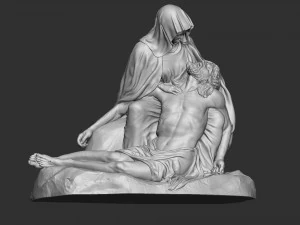 Jesus Sculpture 09 3D Print Model
