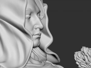 Jesus Sculpture 09 3D Print Model