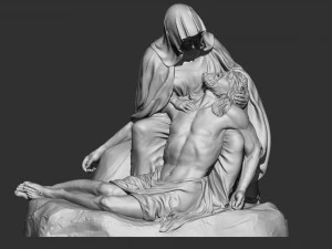 Jesus Sculpture 09 3D Print Model