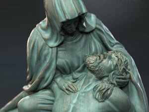 Jesus Sculpture 09 3D Print Model