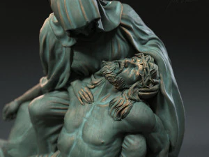 Jesus Sculpture 09 3D Print Model