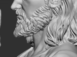 Jesus Sculpture 01 3D Print Model