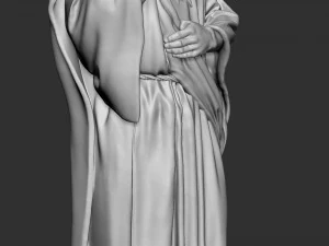 Jesus Sculpture 01 3D Print Model