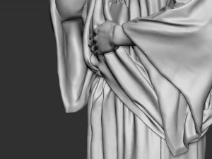 Jesus Sculpture 01 3D Print Model