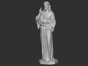 Jesus Sculpture 01 3D प्रिंट मॉडल